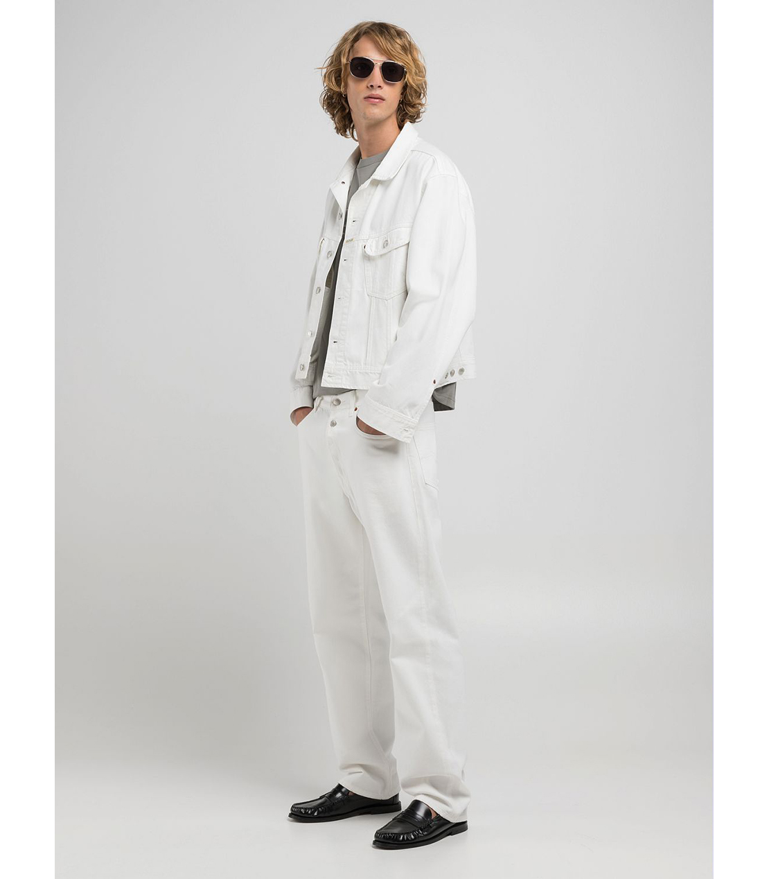 9Z1 ECO PLUS コンフォートストレートフィットデニム（セットアップモデル） 詳細画像 ホワイト 3